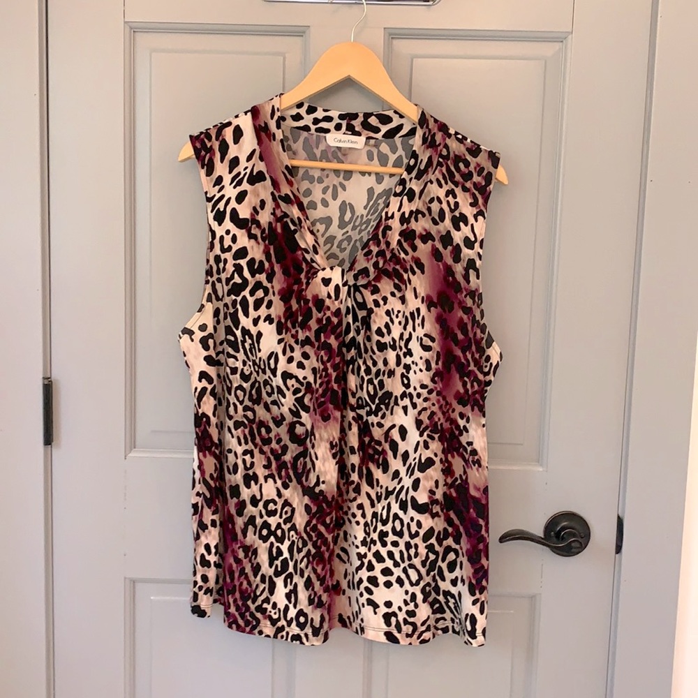 Calvin Klein sleeveless blouse